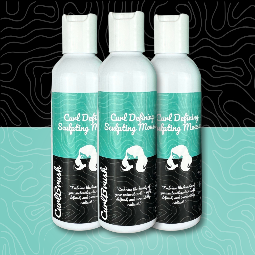 3 x CurlBrush Hajgöndördítő és Fixáló Mousse (100ml)